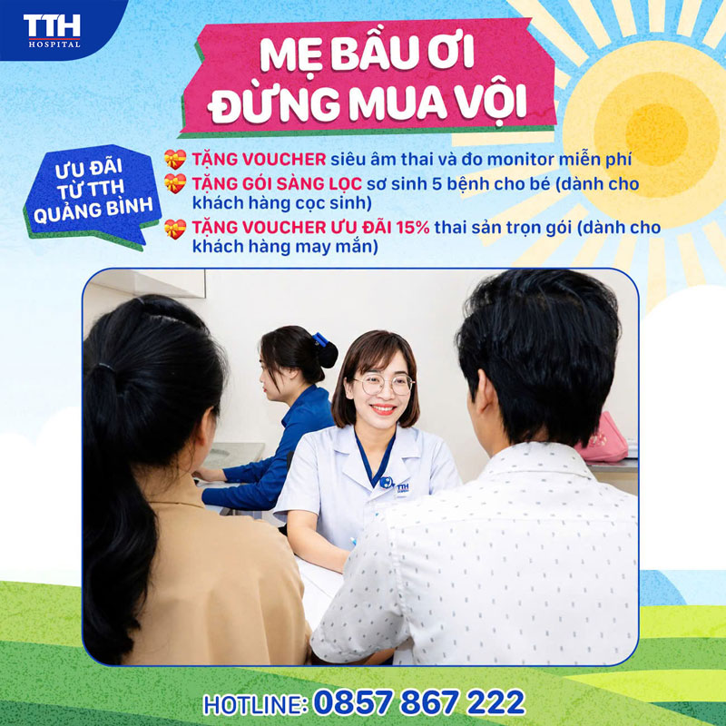 Ưu đãi đặc biệt từ Bệnh viện Đa khoa TTH Quảng Bình