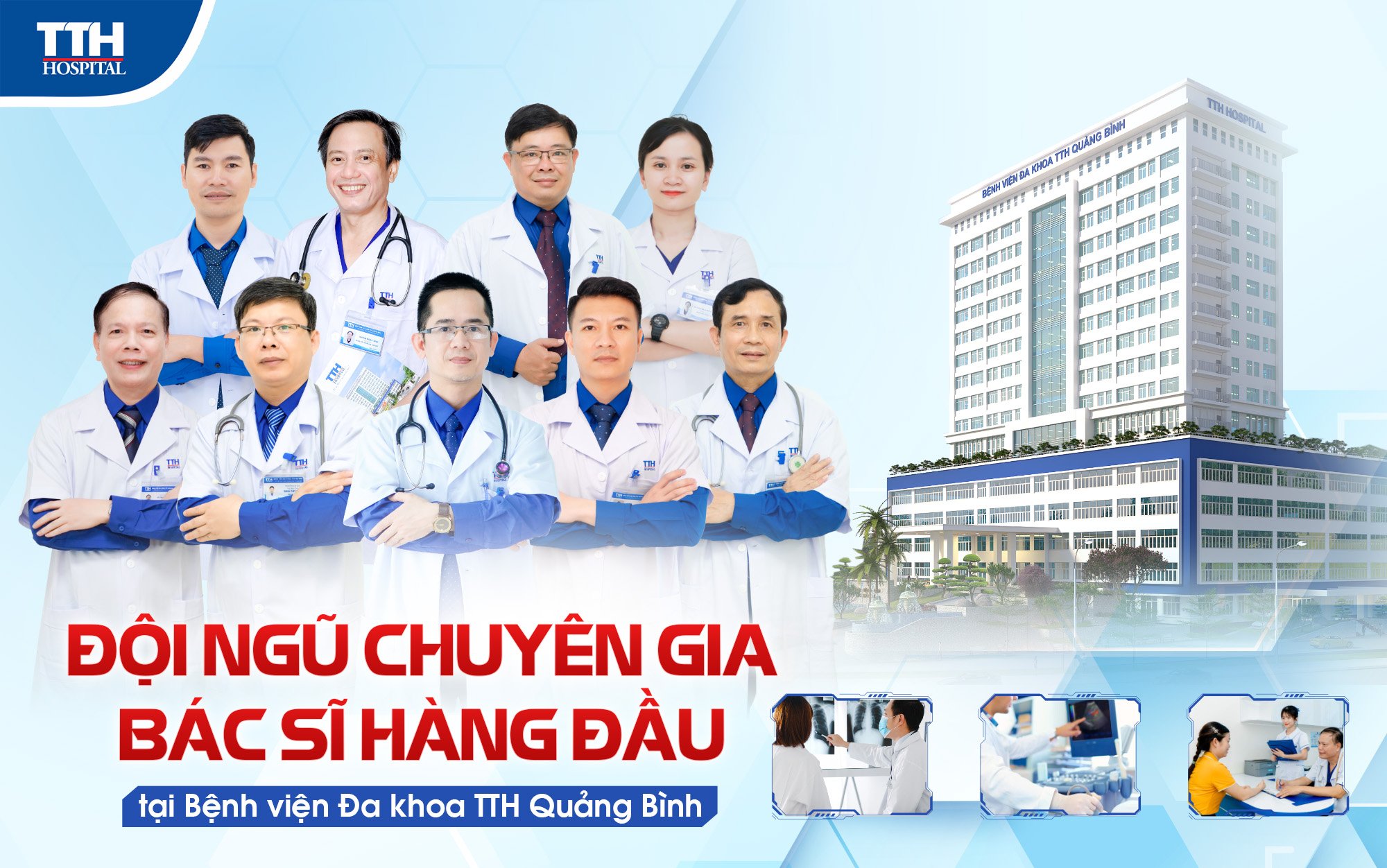 Đội ngũ chuyên gia, bác sĩ hàng đầu tại Bệnh viện Đa khoa TTH Quảng Bình