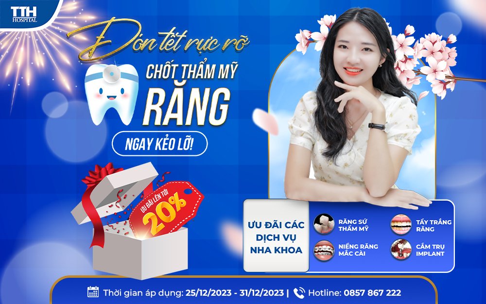 Đón tết rực rỡ chốt thẩm mỹ răng ngay kẻo lỡ!