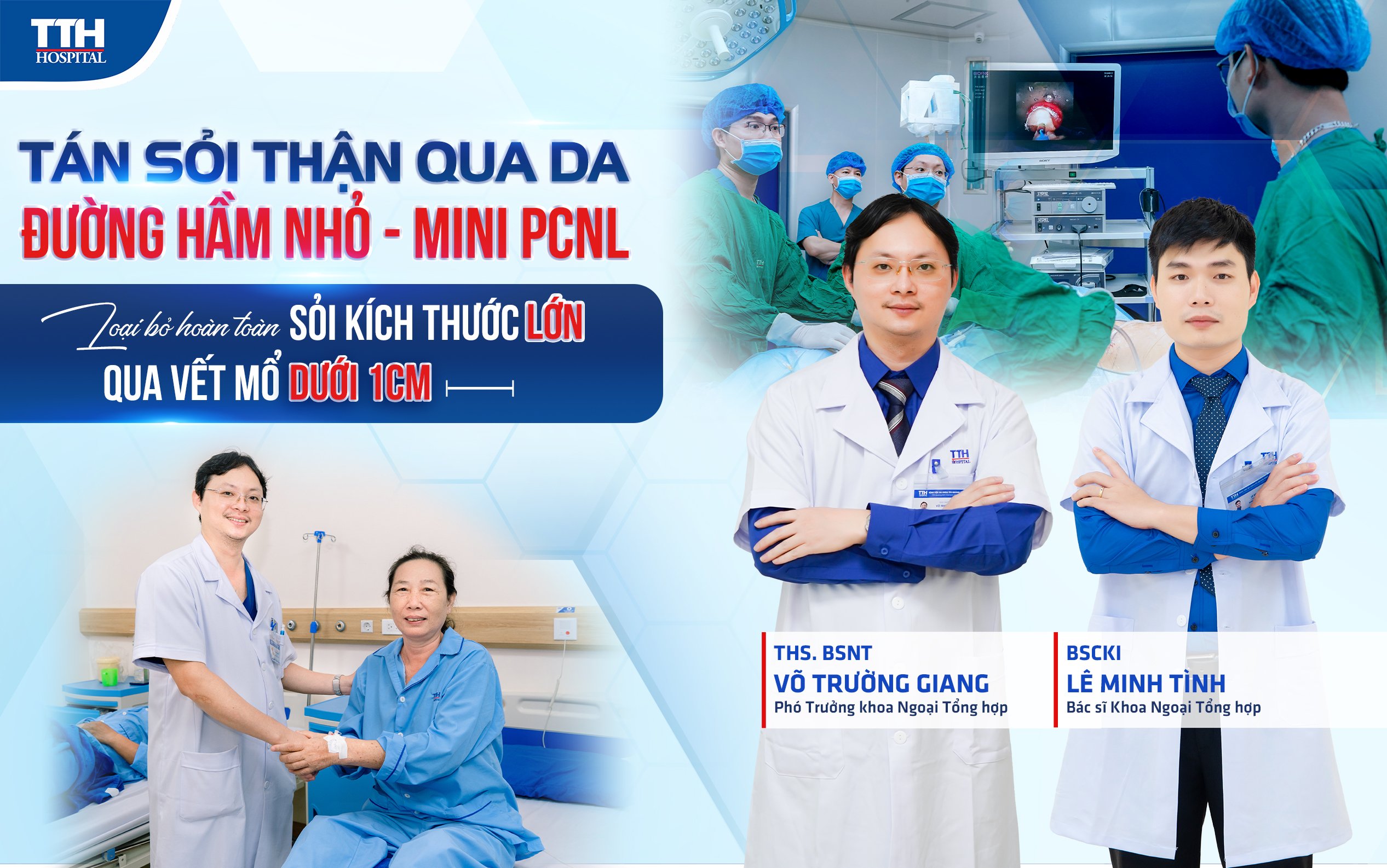 Bệnh viện TTH Quảng Bình triển khai thành công kỹ thuật tán sỏi thận qua da bằng đường hầm nhỏ  MINI PCNL loại bỏ hoàn toàn sỏi kích thước lớn