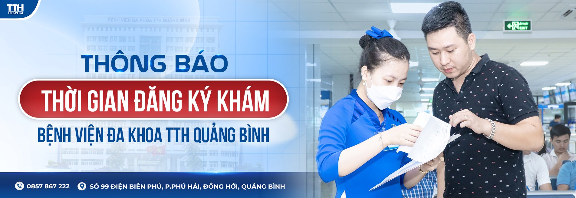 Thời gian hoạt động Bệnh viện Đa Khoa TTH Quảng Bình