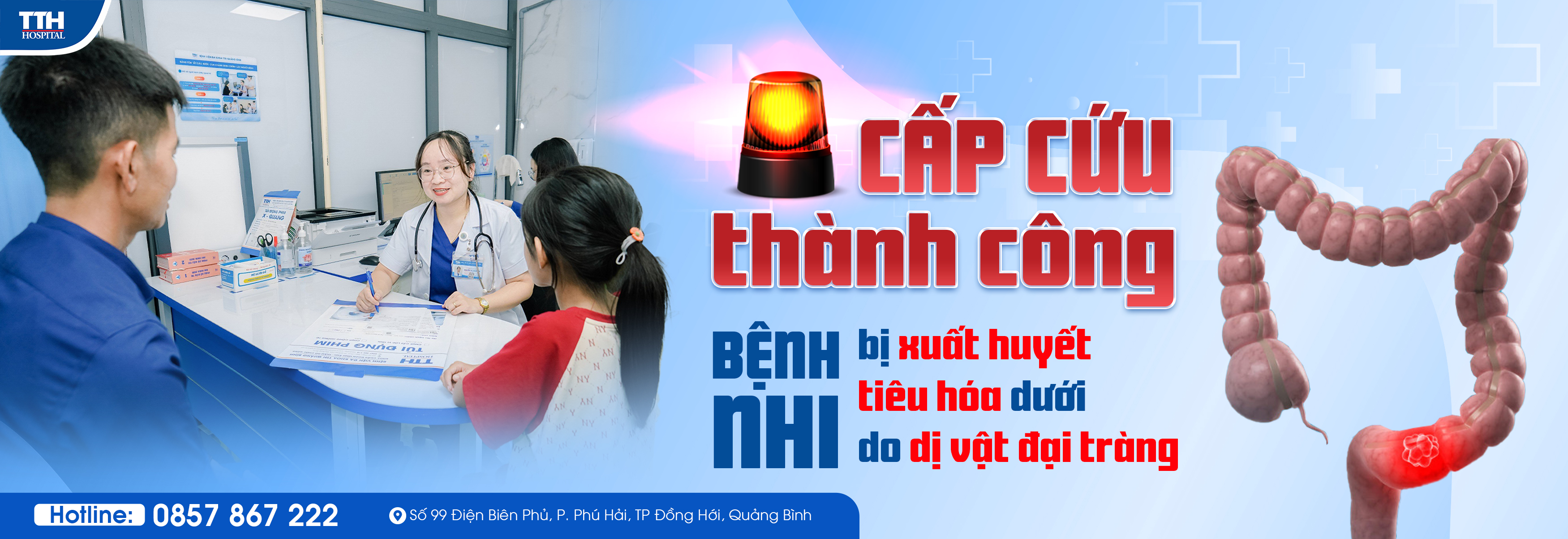 Cấp cứu xuất huyết tiêu hóa do dị vật đại tràng - thành công tại bệnh viện TTH Quảng Bình