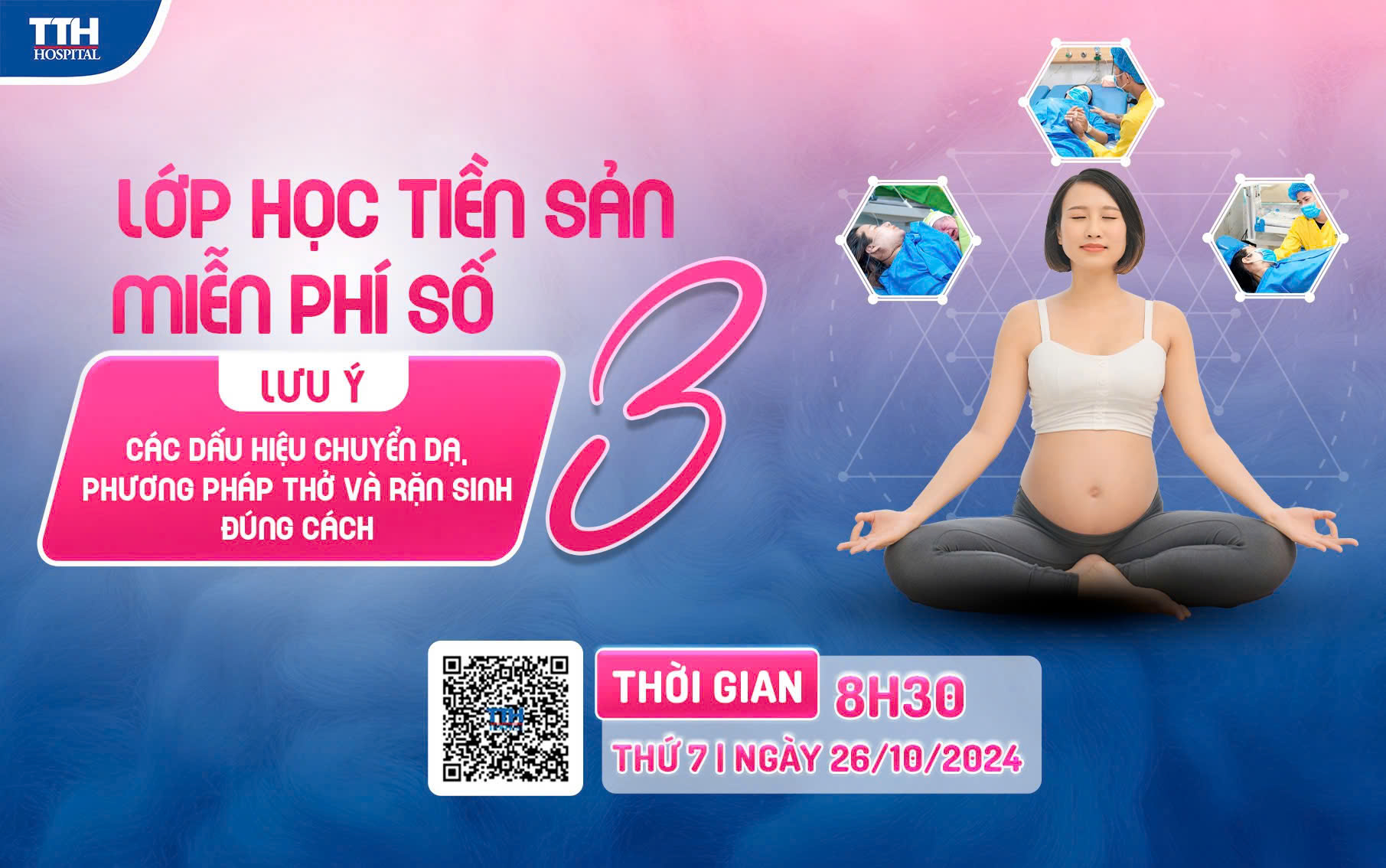 Chương trình Lớp học tiền sản tháng 10 tại Bệnh viện Đa khoa TTH Quảng Bình