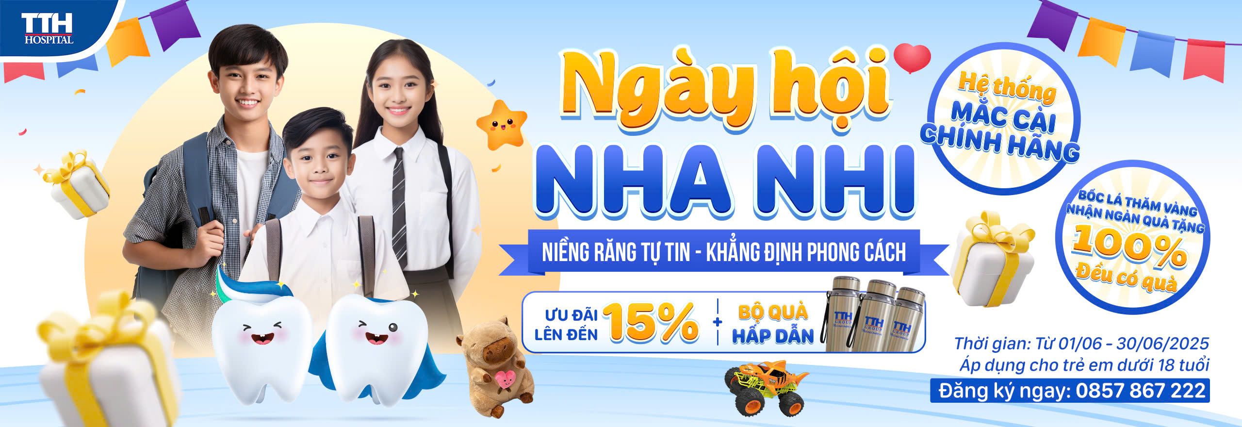 ưu đãi Nha Nhi tại TTH Quảng Bình trong tháng 06/2025