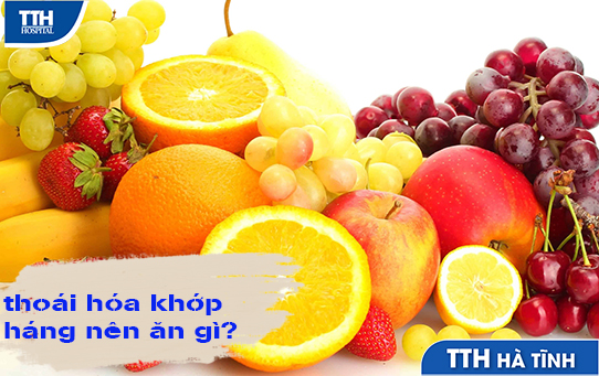 Thoái hóa khớp háng nên ăn gì?