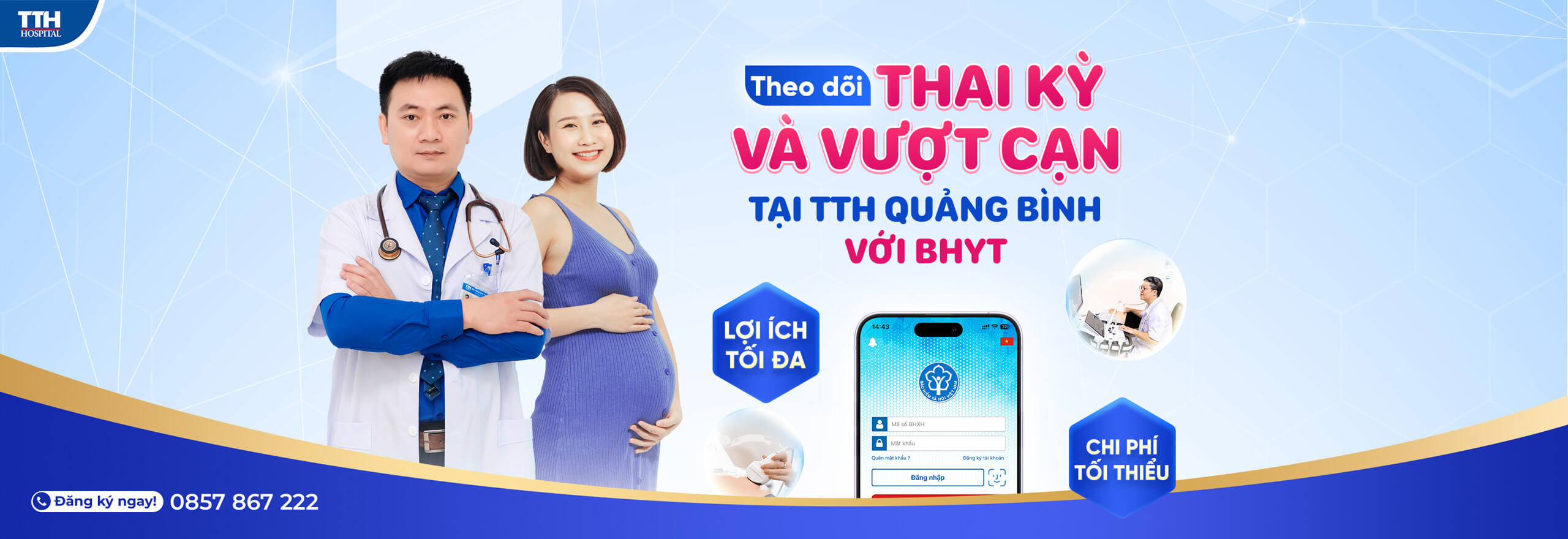 KHÁM THAI ĐỊNH KỲ VÀ VƯỢT CẠN TẠI TTH QUẢNG BÌNH