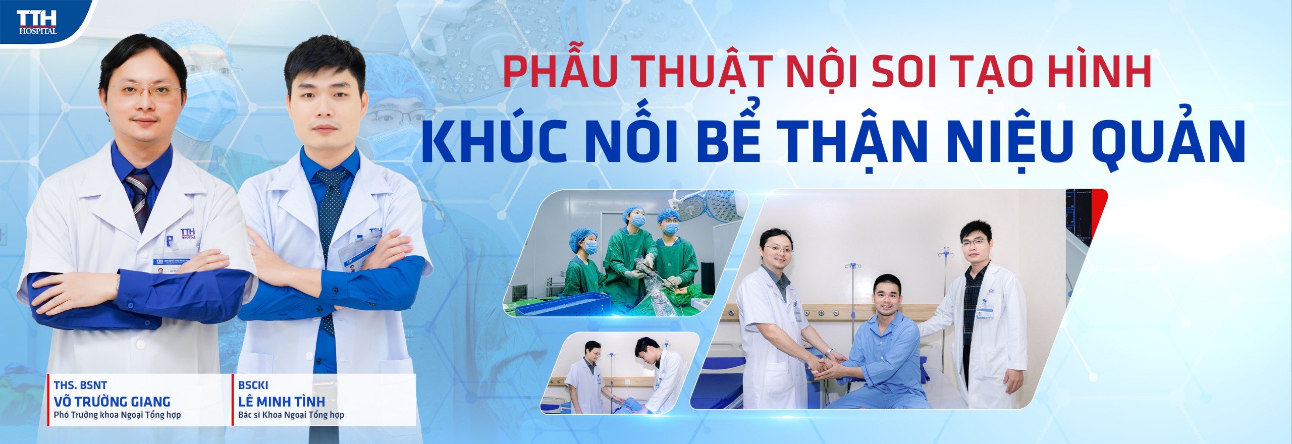 Bệnh viện Đa khoa TTH Quảng Bình Thực hiện thành công ca phẫu thuật nội soi tạo hình khúc nối bể thận - niệu quản