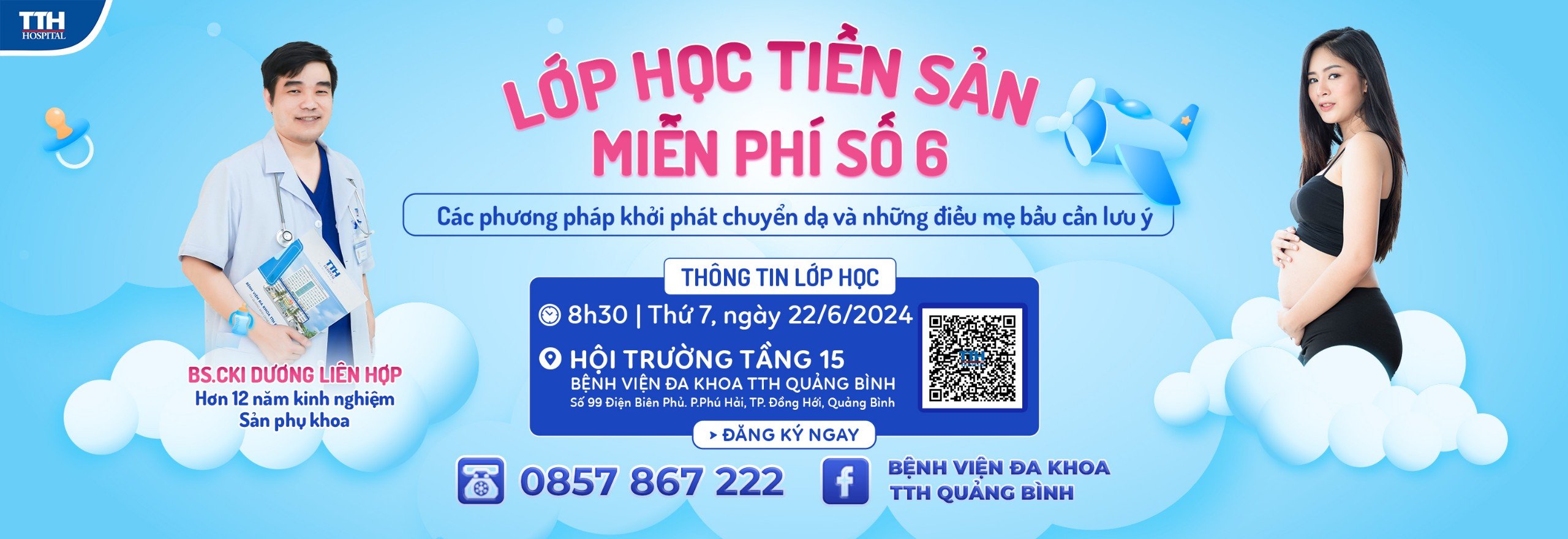 Chương trình Lớp Học Tiền Sản Tháng 6 tại Bệnh viện Đa Khoa TTH Quảng Bình