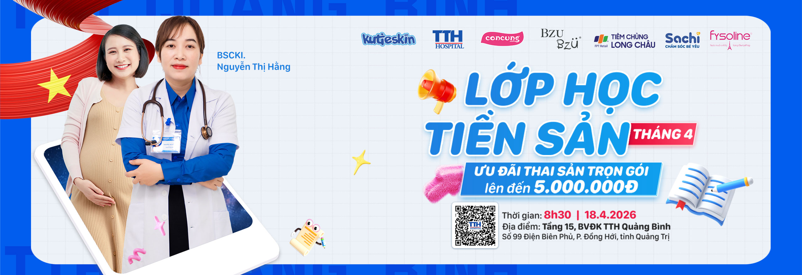 LỚP HỌC TIỀN SẢN THÁNG 4: NHỮNG ĐIỀU MẸ BẦU CẦN LƯU Ý ĐỂ VƯỢT CẠN THÀNH CÔNG