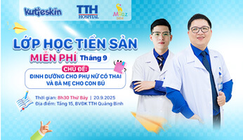 Lớp học tiền sản tháng 9 – Dinh dưỡng cho mẹ, yêu thương cho con