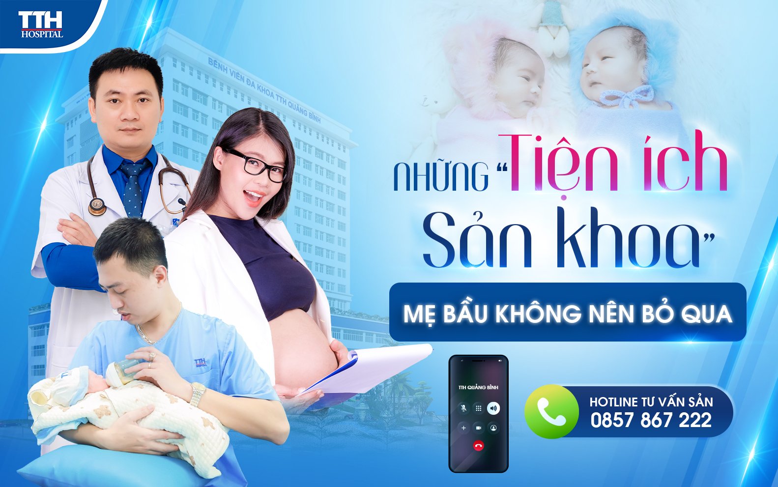 Những "tiện ích sản khoa" mẹ bầu không nên bỏ qua tại TTH Quảng Bình