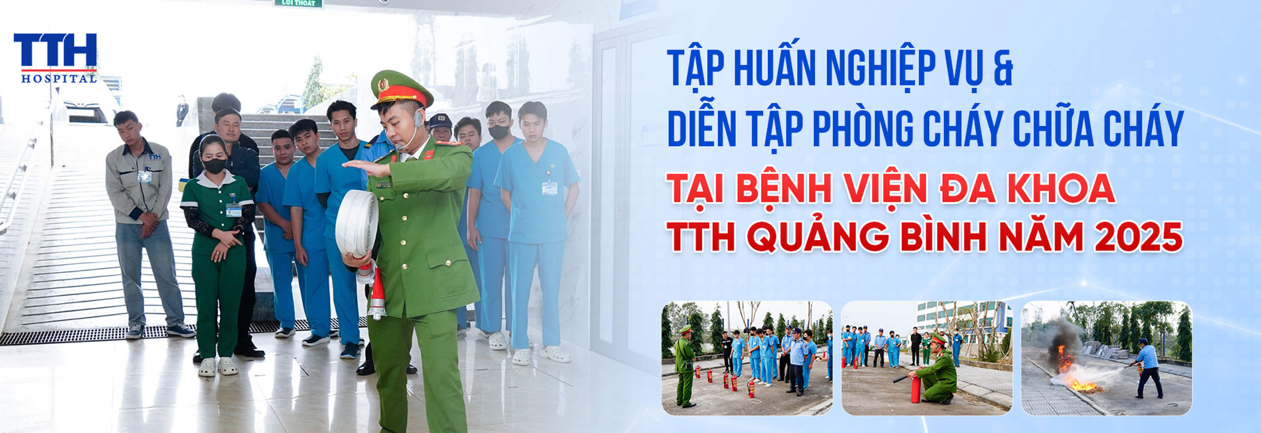 TẬP HUẤN NGHIỆP VỤ & DIỄN TẬP PHƯƠNG ÁN PHÒNG CHÁY CHỮA CHÁY