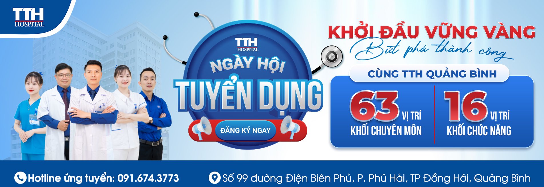 Ngày hội tuyển dụng " khởi đầu vững vàng - bứt phá thành công " cùng TTH Quảng Bình