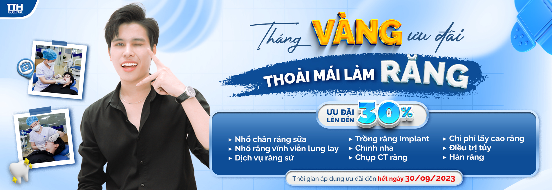 THÁNG VÀNG ƯU ĐÃI THOẢI MÁI LÀM RĂNG